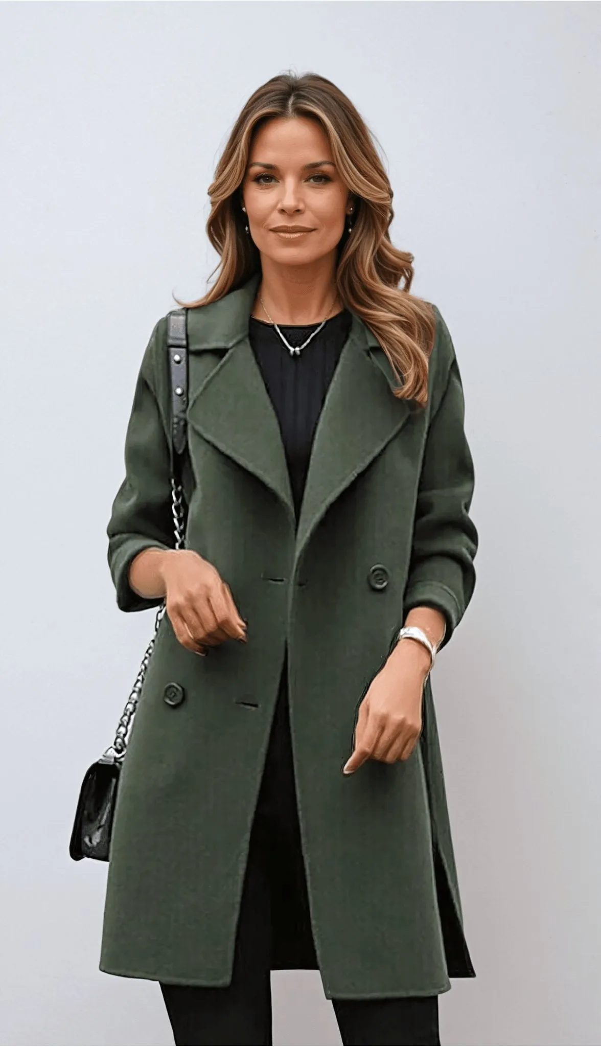 Kim - Iconic Trench Wool Coat