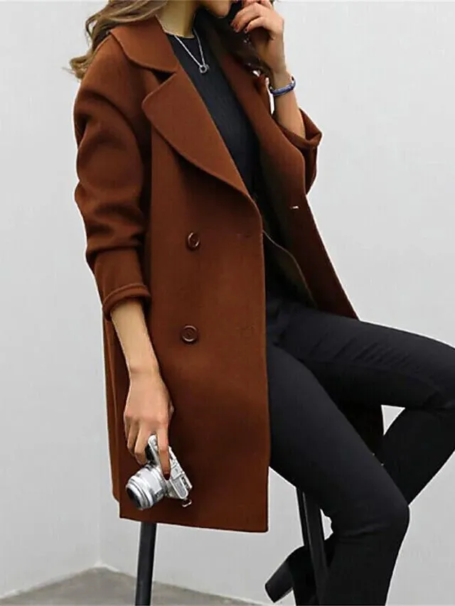 Kim - Iconic Trench Wool Coat