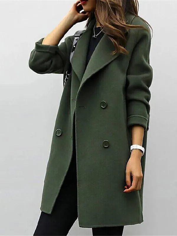 Kim - Iconic Trench Wool Coat