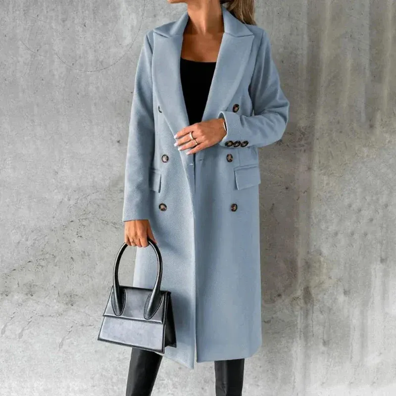 Kim - Iconic Trench Wool Coat