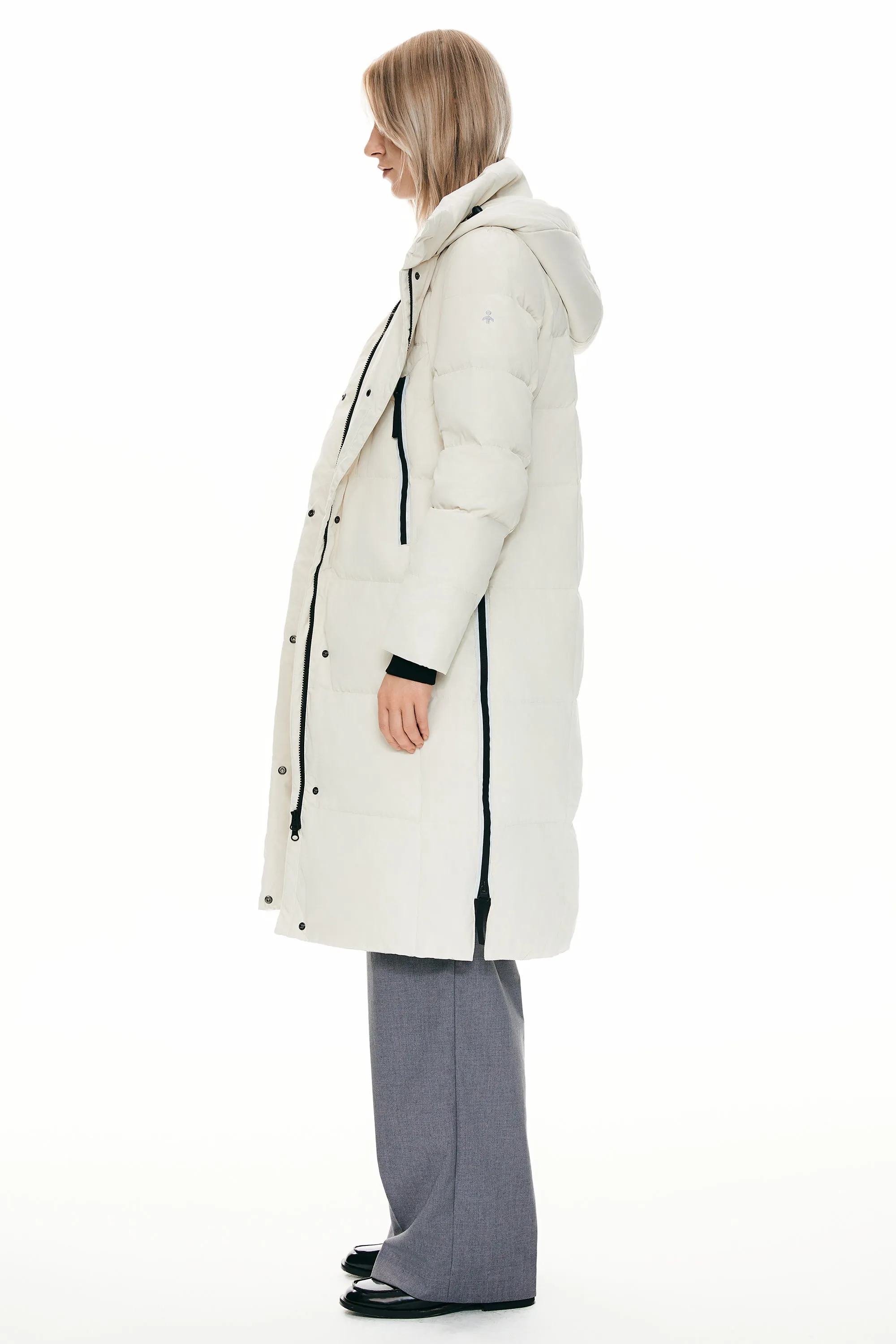 Knee Length Thickened Down Jacket