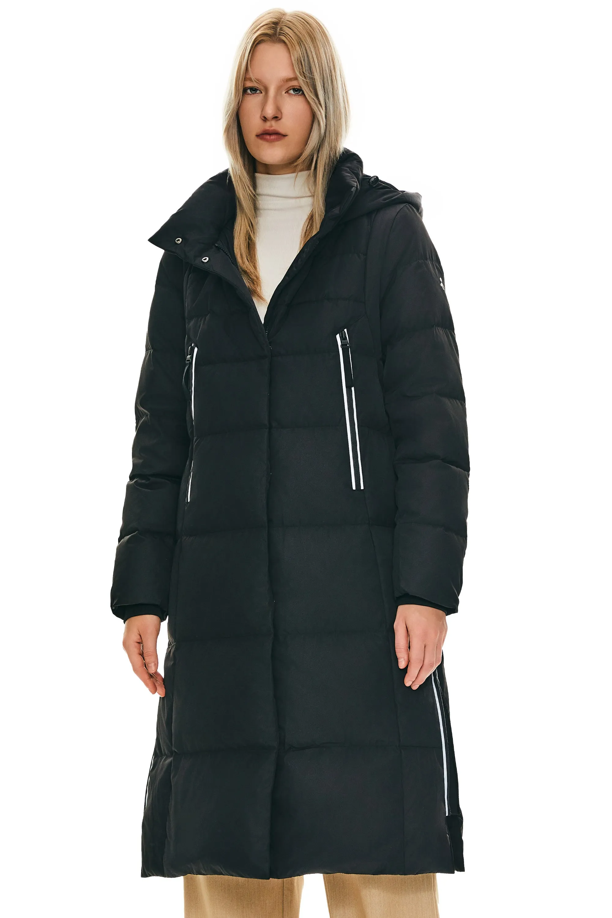 Knee Length Thickened Down Jacket