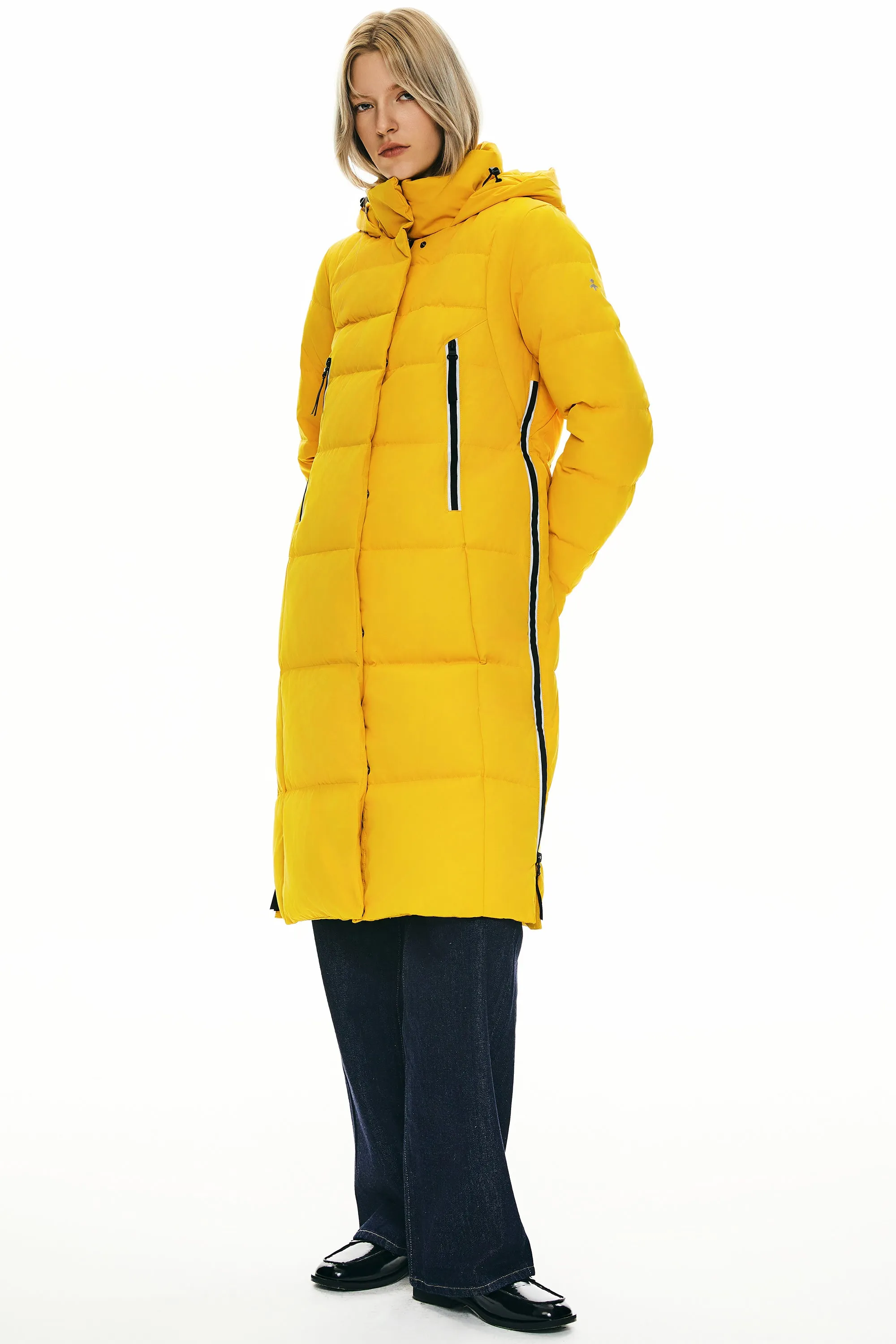 Knee Length Thickened Down Jacket