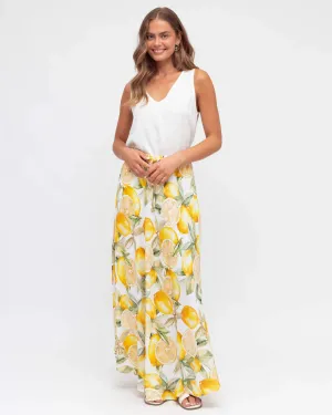 Label of love Lemon Maxi Skirt