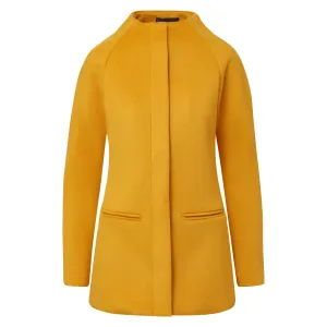 Lady Boss Coat - Mustard Gold