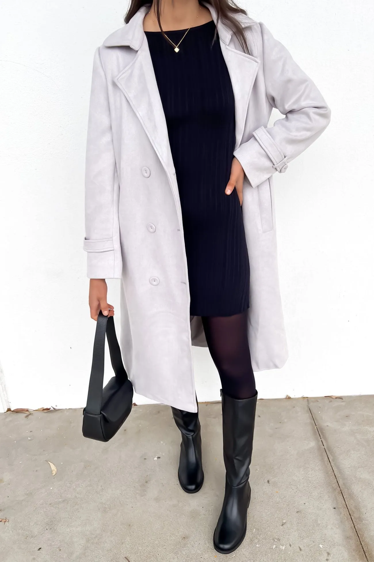 Lauren Trench Grey