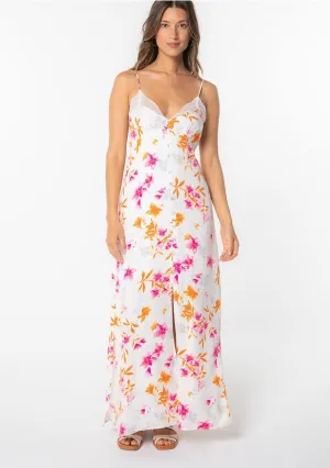 Layla Floral Button Front Cami Maxi Dress