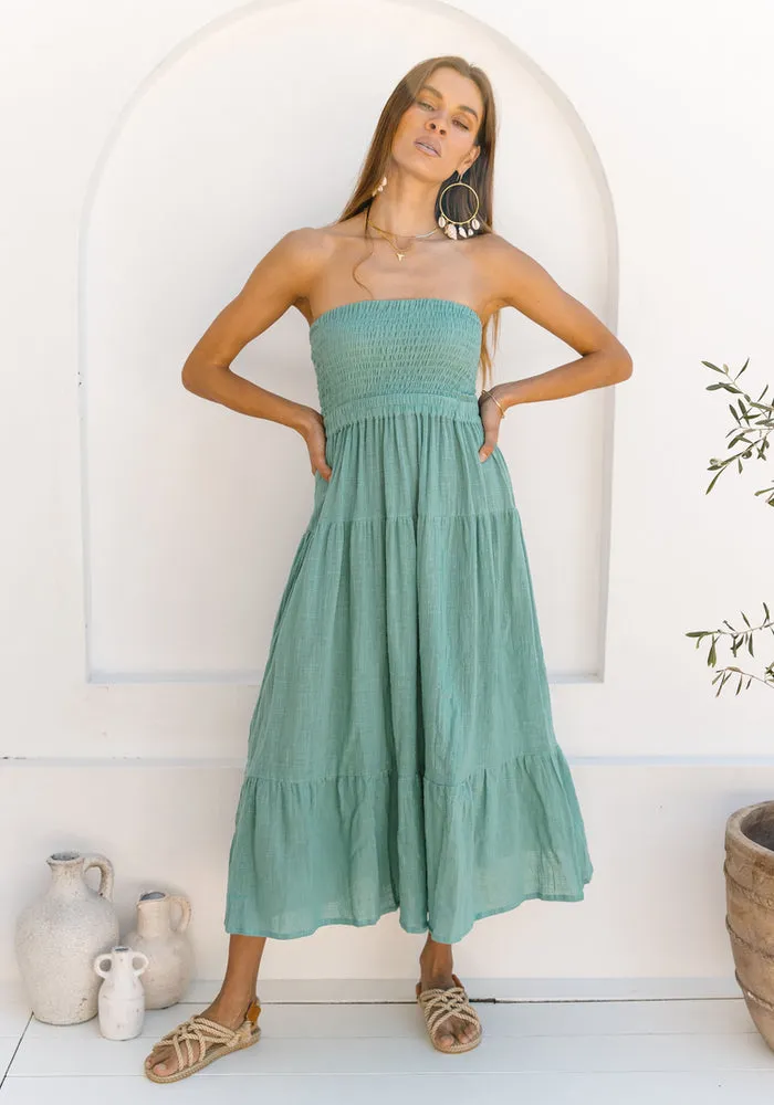 Leilani Cutout Dress - Sea Green