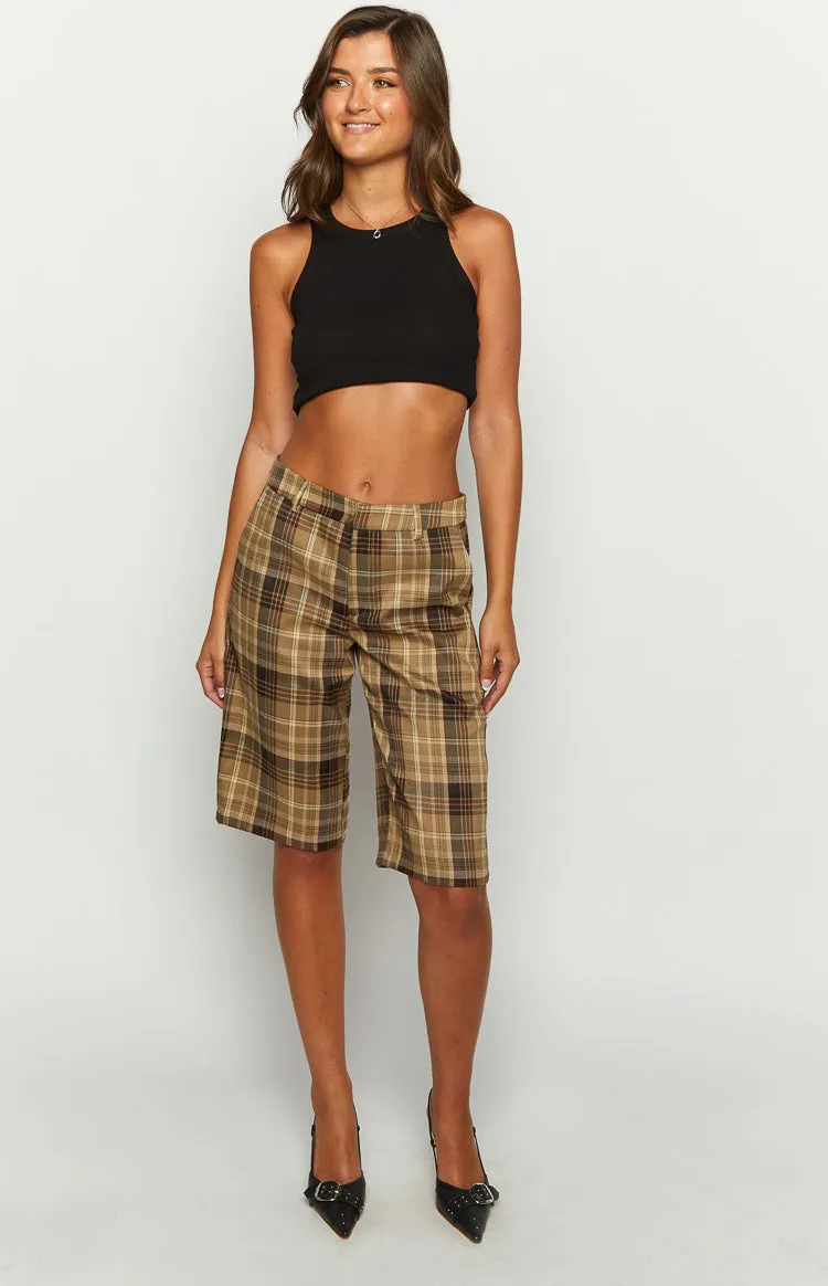 Lioness Kurt Chocolate Check Culottes