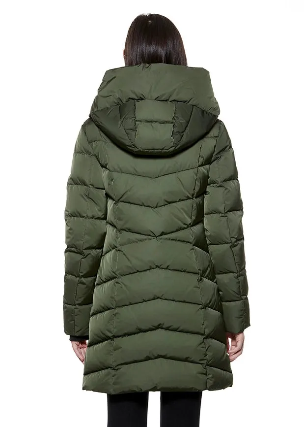 Macha Stylish Puffer Khaki