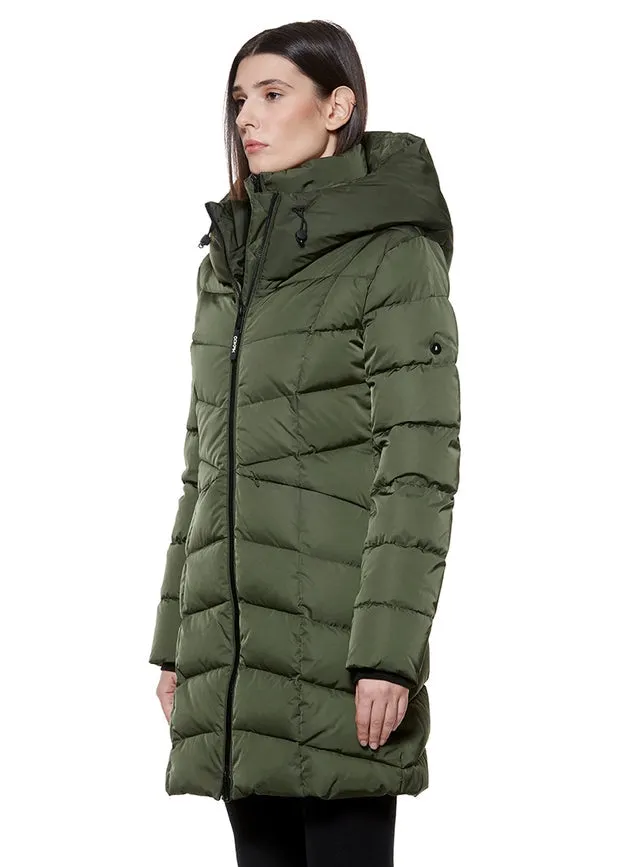 Macha Stylish Puffer Khaki