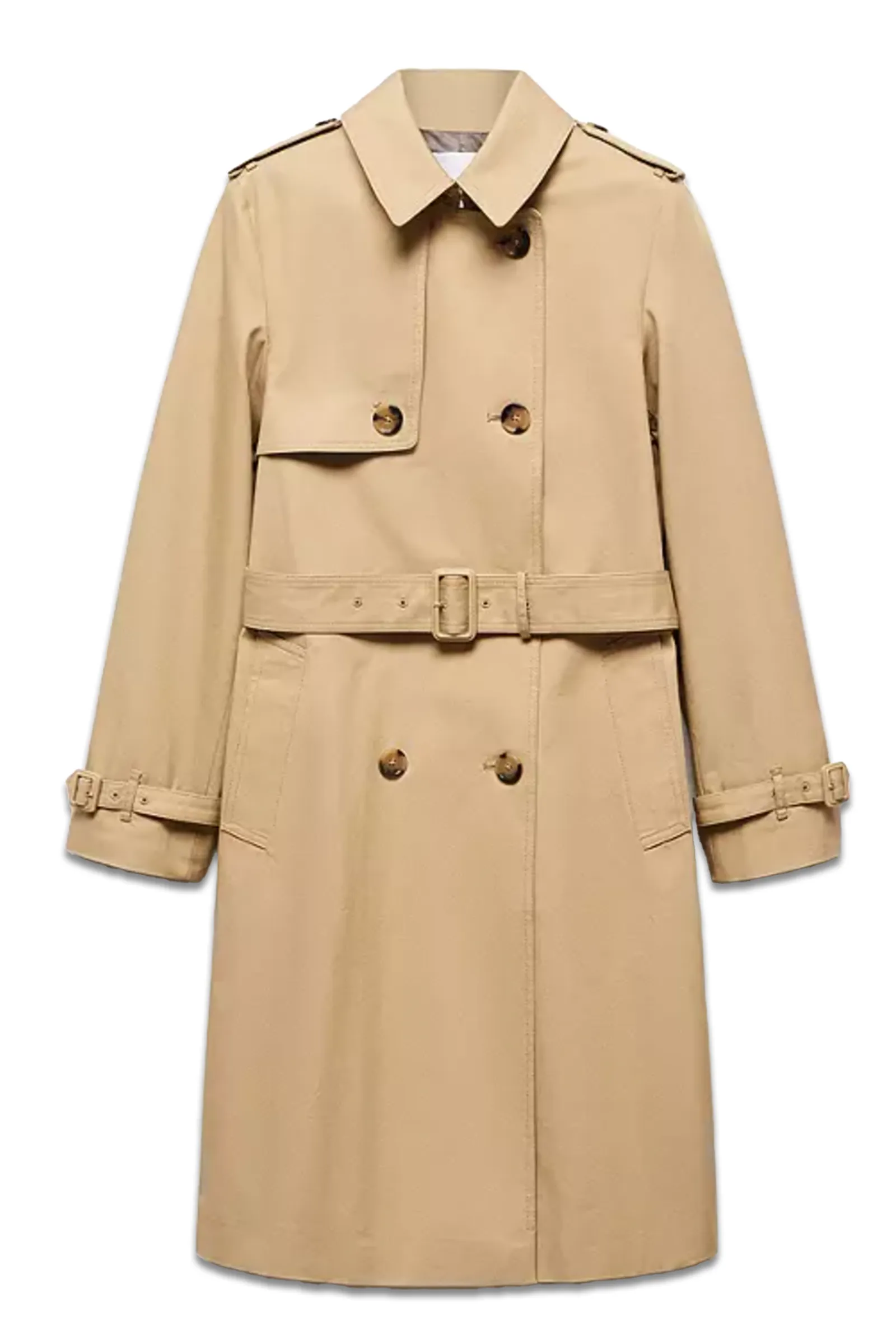 Mango Polana Double Breasted Trench Coat