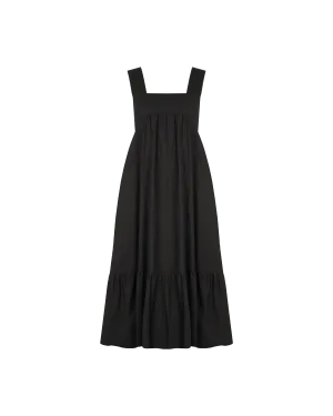 MARGIE TIE-BACK DRESS BLACK