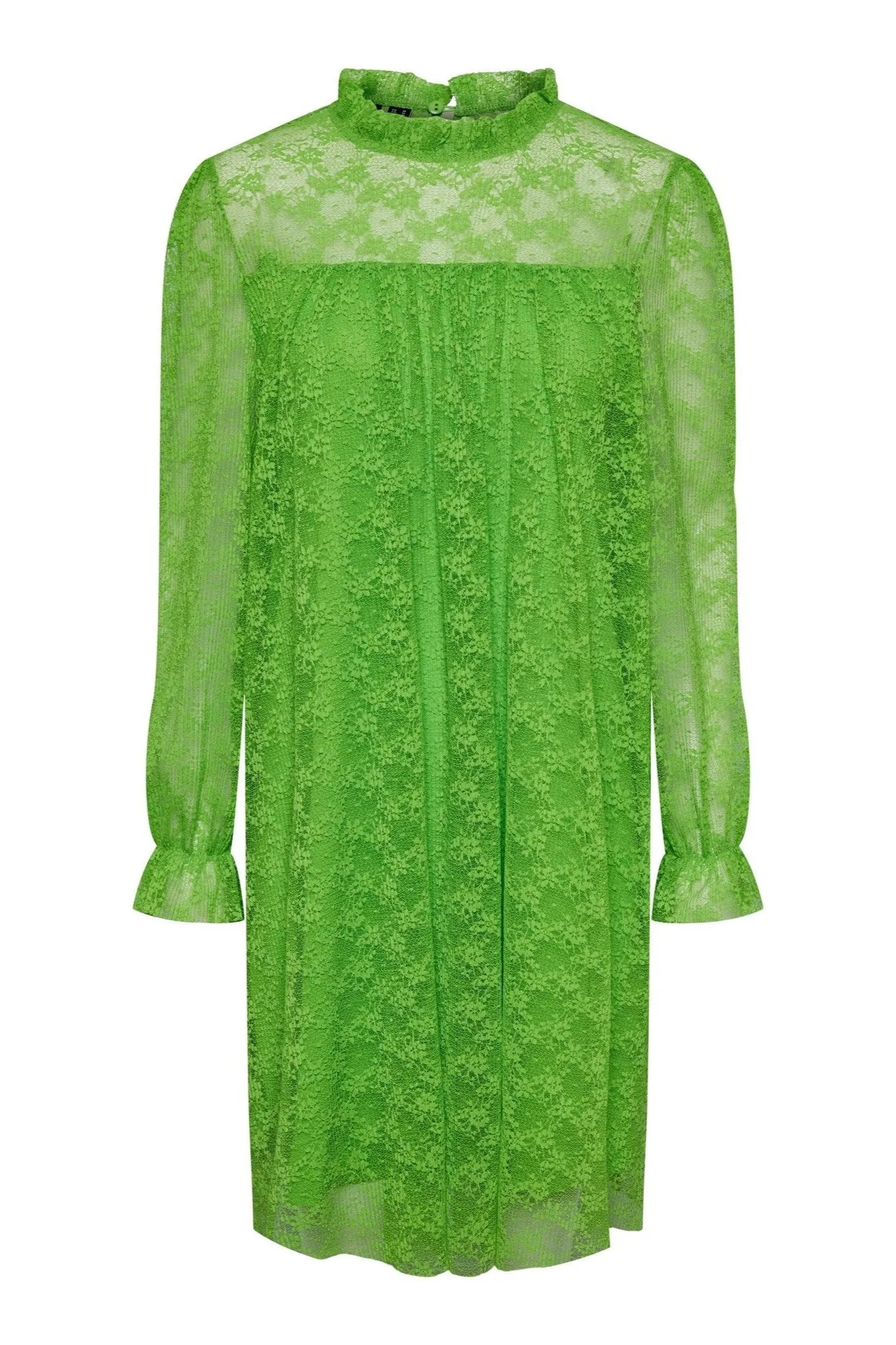 May Lace Maxi Dress - Grass Green