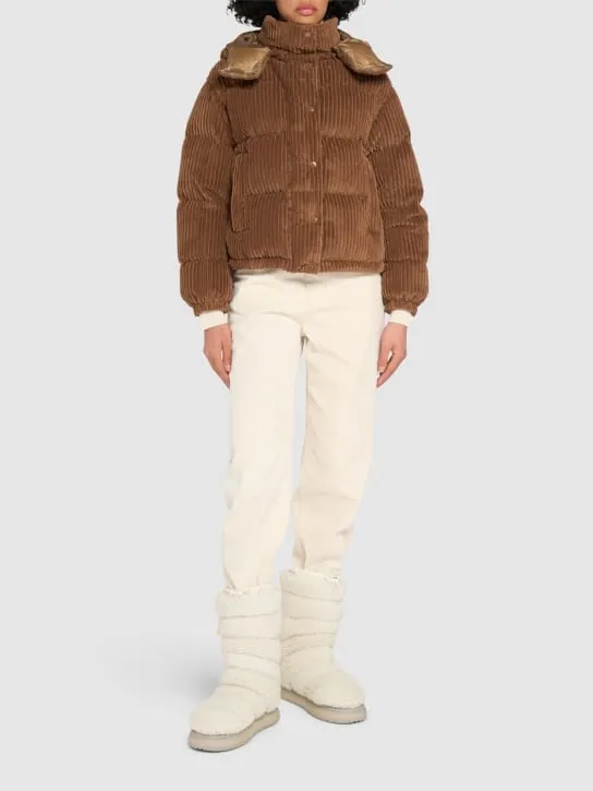 Moncler   Daos Chenille tech down jacket 