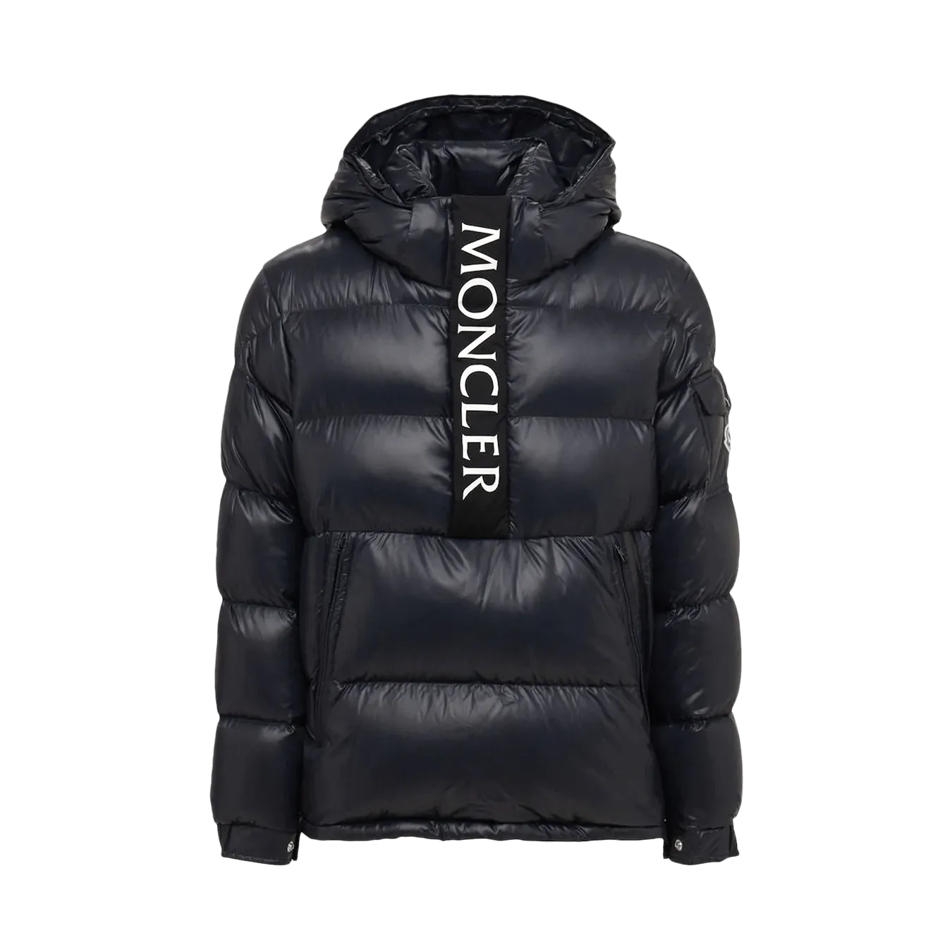 MONCLER Maury hooded half-zip down coat