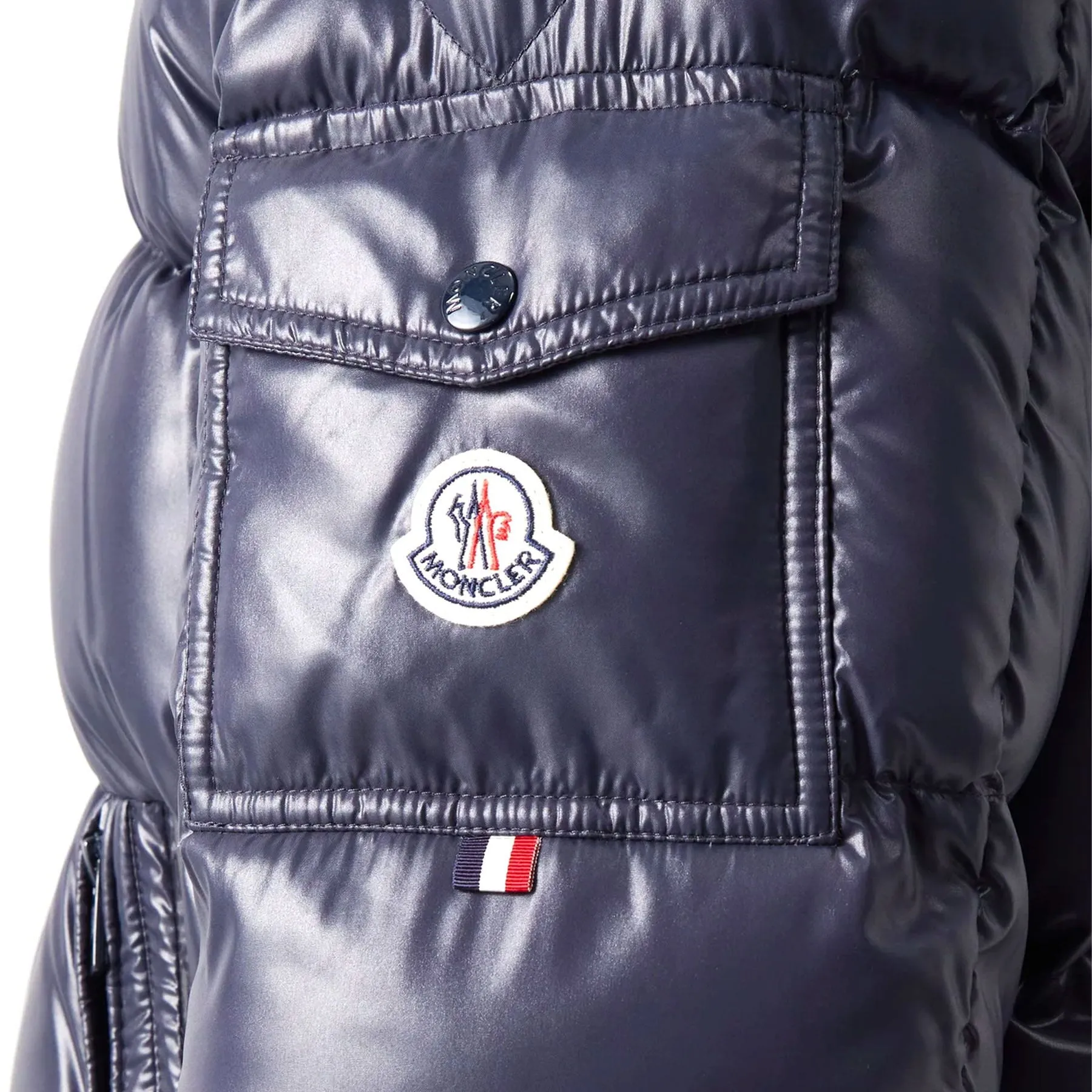 MONCLER Maury hooded half-zip down coat