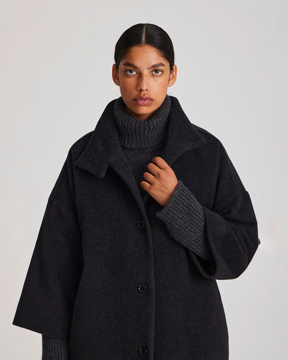 Nete Coat - Dark Grey