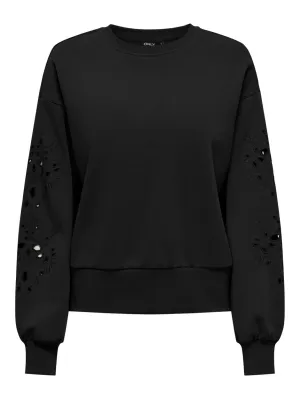 Onlwinnie L/s O-neck Swt - Zwart