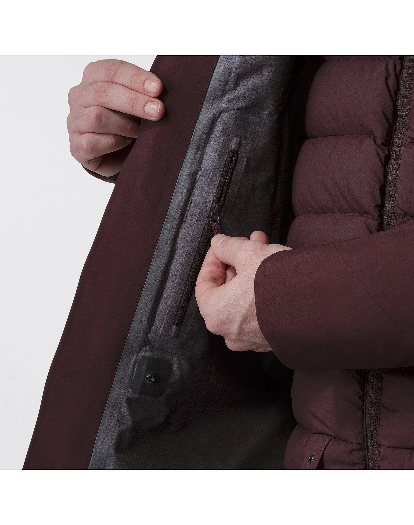 Patrol Down Coat Maroon