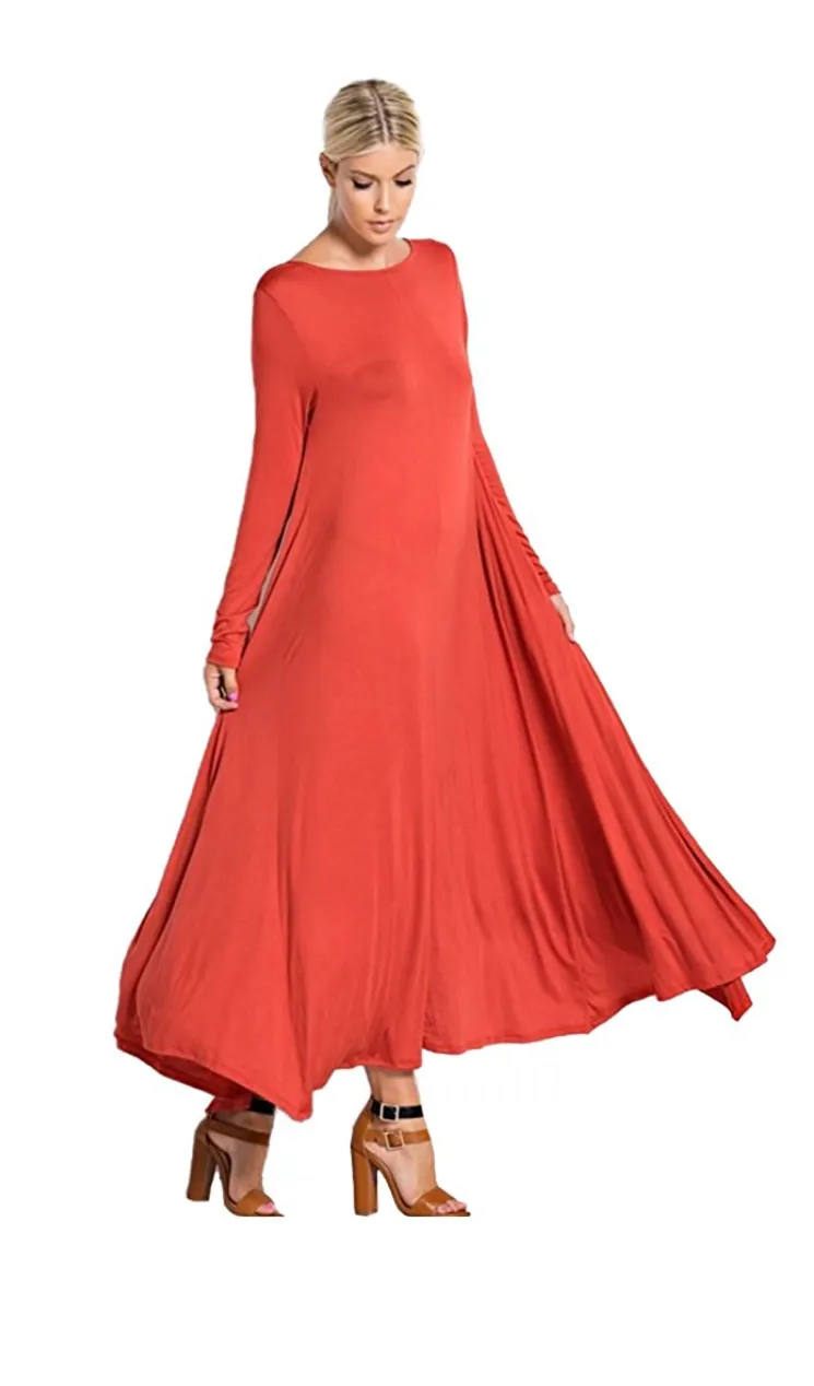 Plus size Essential Asymmetrical Flare Maxi