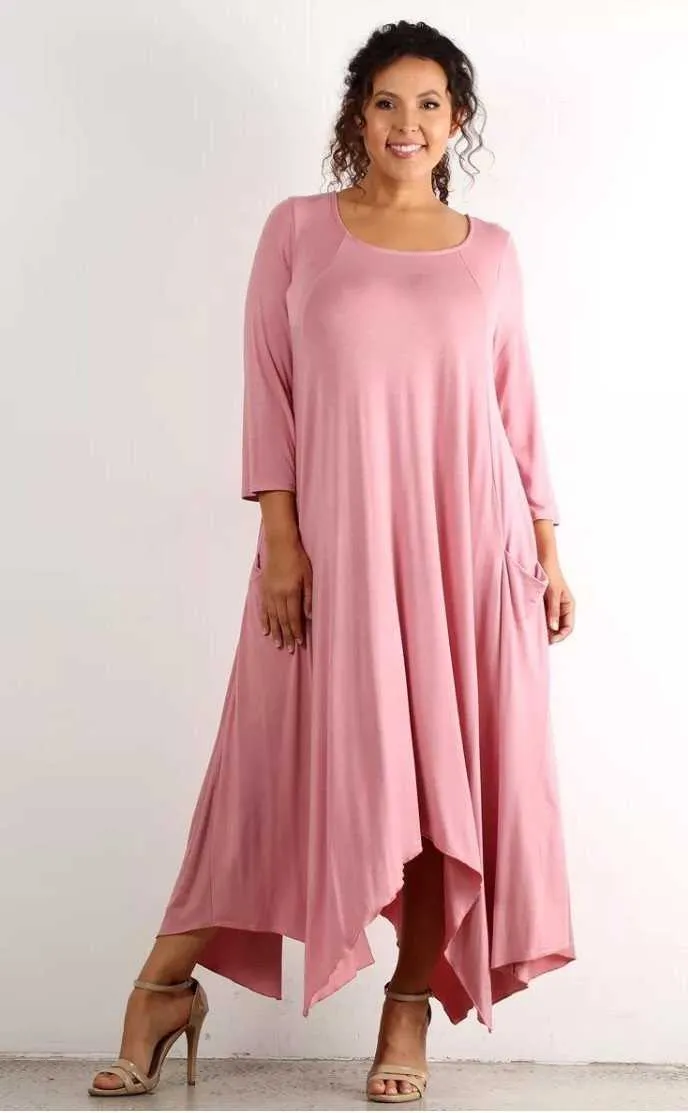 Plus size Essential Asymmetrical Flare Maxi