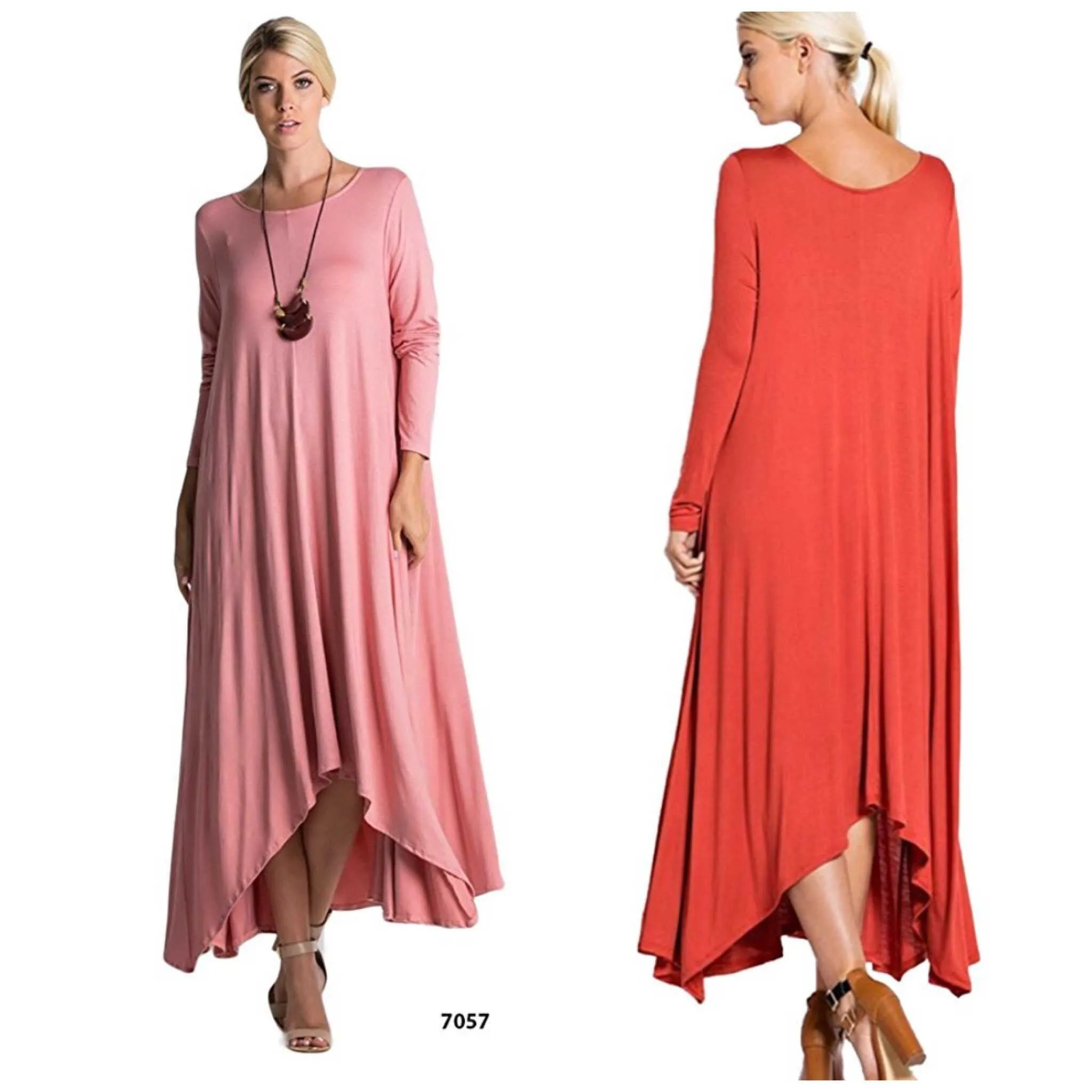 Plus size Essential Asymmetrical Flare Maxi