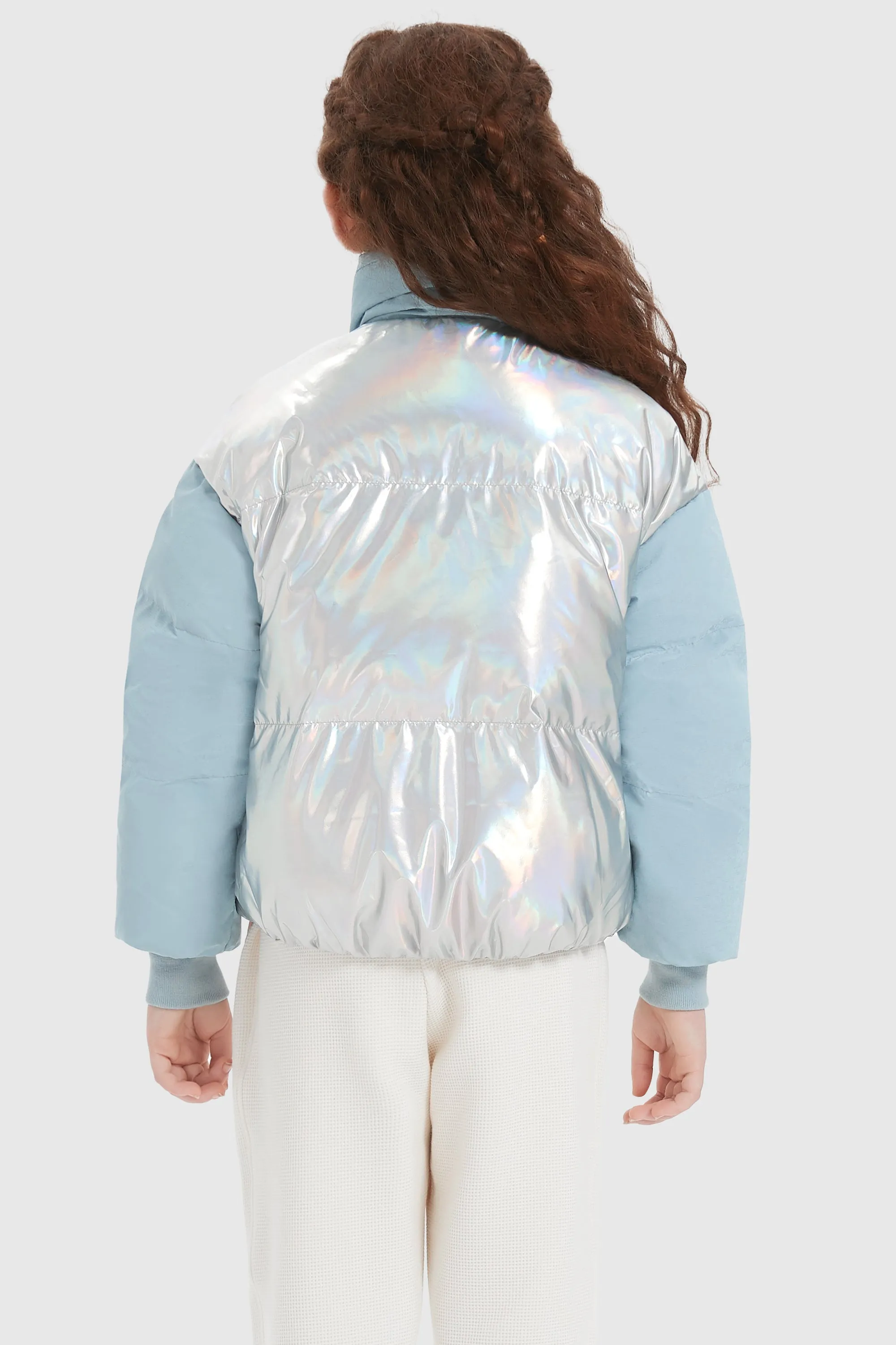 Puff-O Colorlay Kids Cropped Puffer