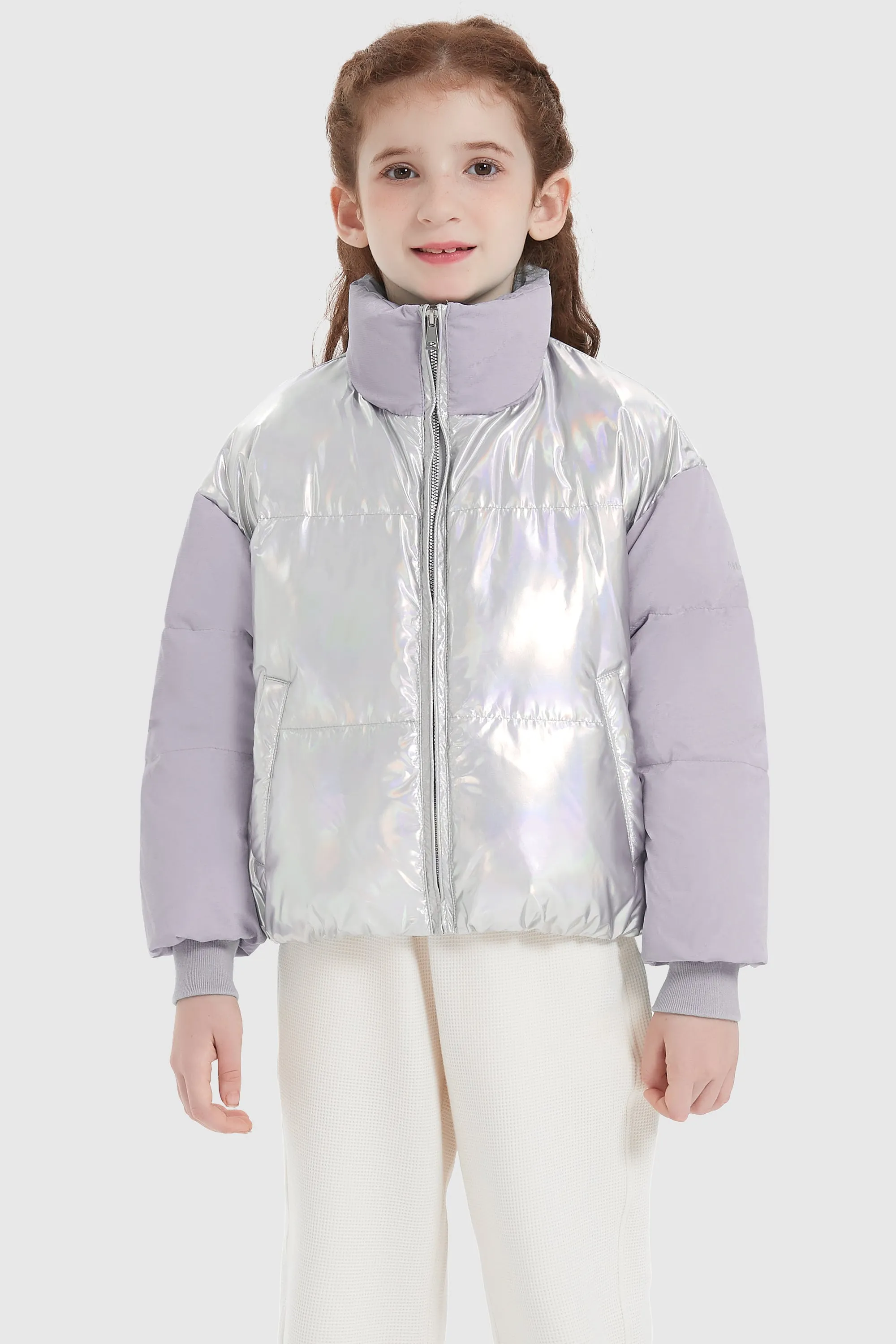 Puff-O Colorlay Kids Cropped Puffer