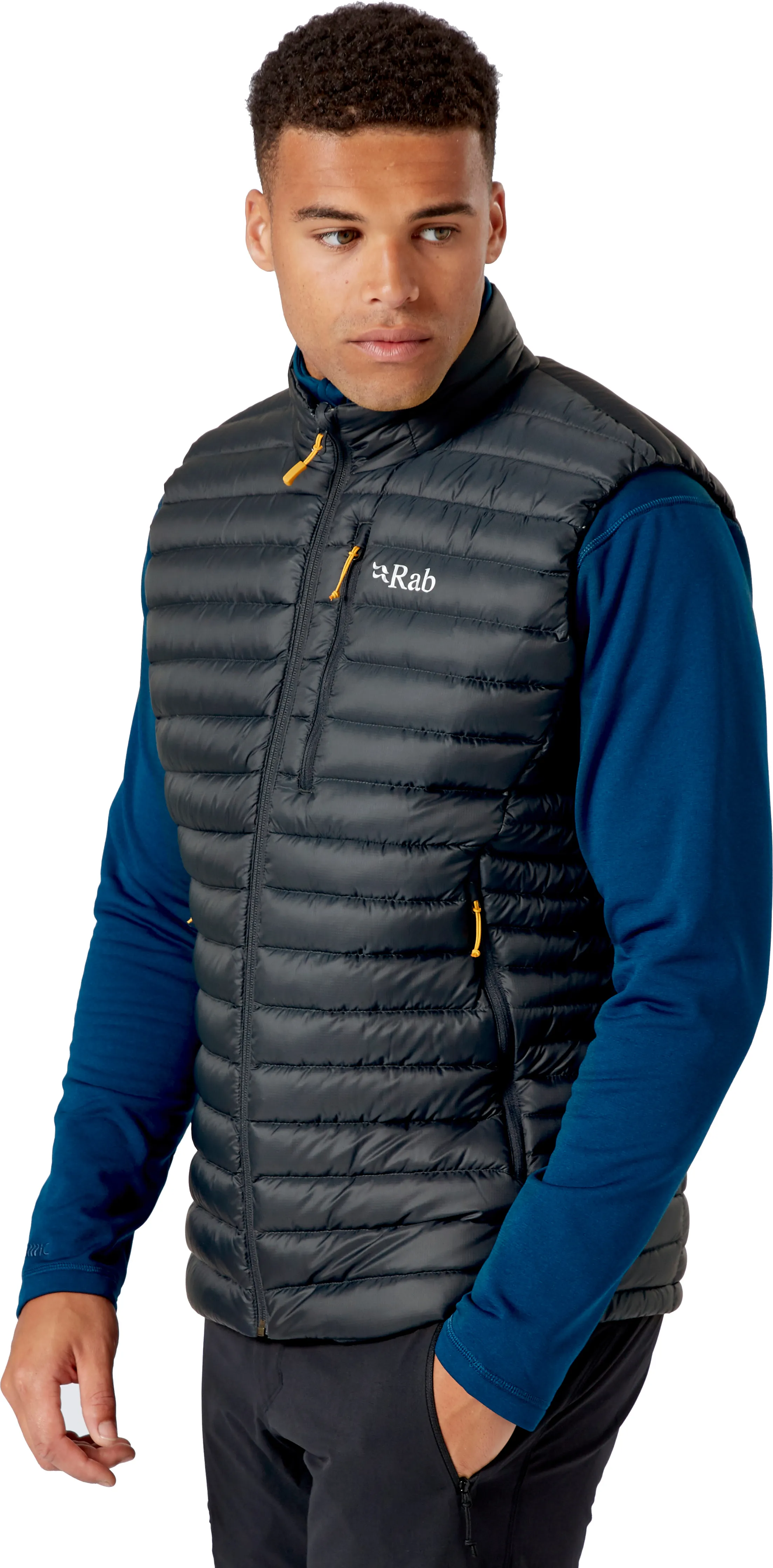 Rab Men&#x27;s Microlight Down Vest Beluga | Buy Rab Men&#x27;s Microlight Down Vest Beluga here | Outnorth