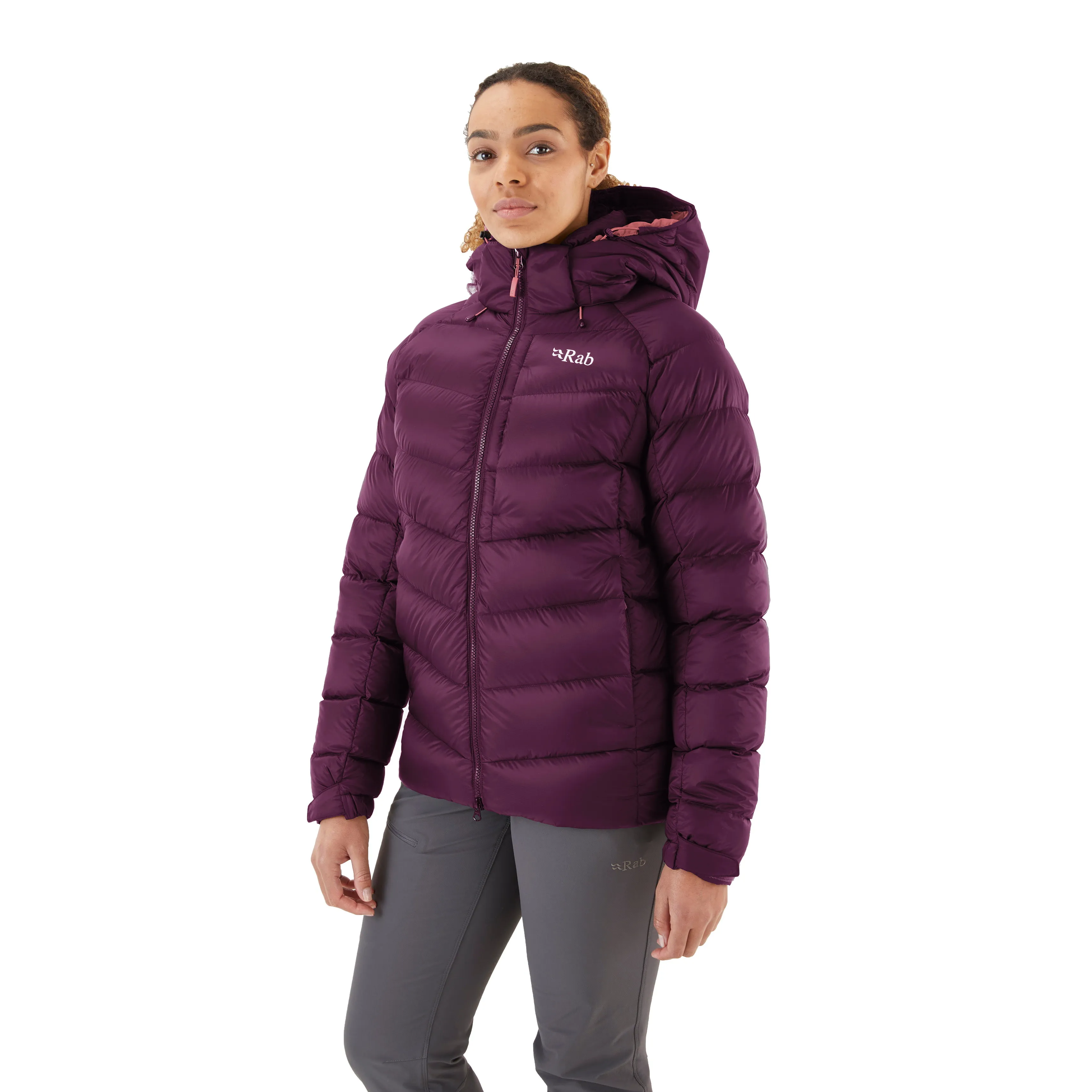 Rab Women&#x27;s Axion Pro Down Jacket Eggplant | Buy Rab Women&#x27;s Axion Pro Down Jacket Eggplant here | Outnorth