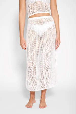 Santorini Knit Midi Skirt