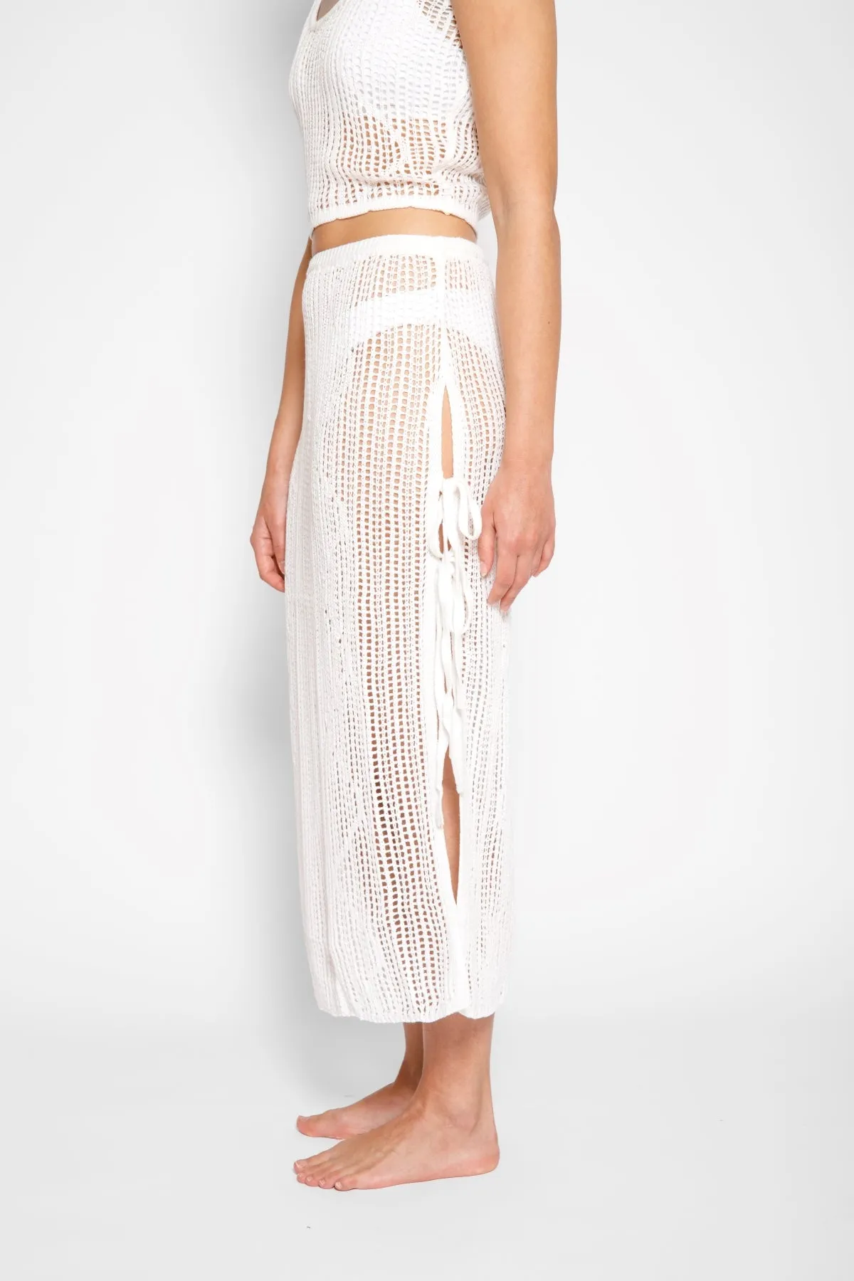 Santorini Knit Midi Skirt