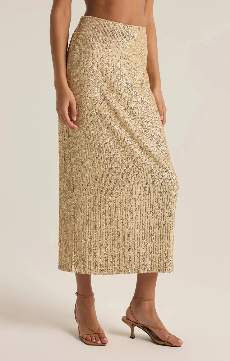 Saturn Sequin Skirt