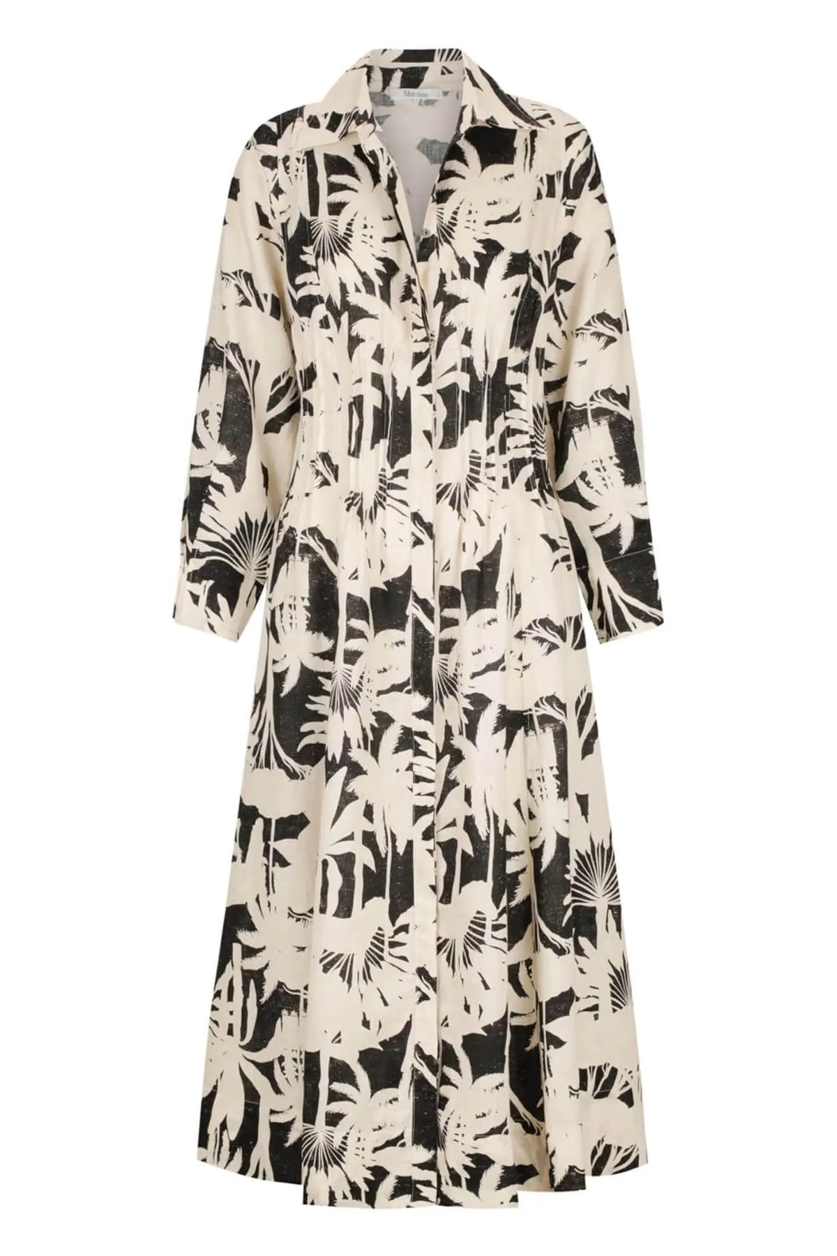 SAVASI LINEN DRESS PRINT