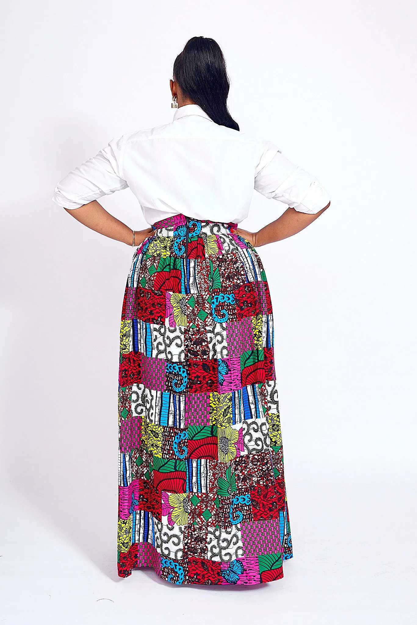 SIMAN AFRICAN PRINT SKIRT