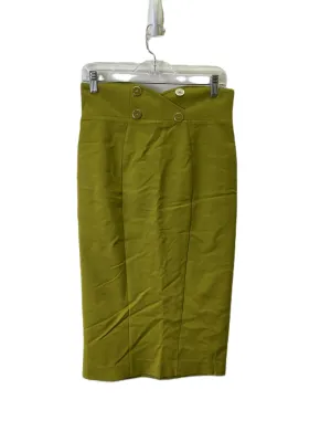 Skirt Midi By New York And Co In Green, Size: 4