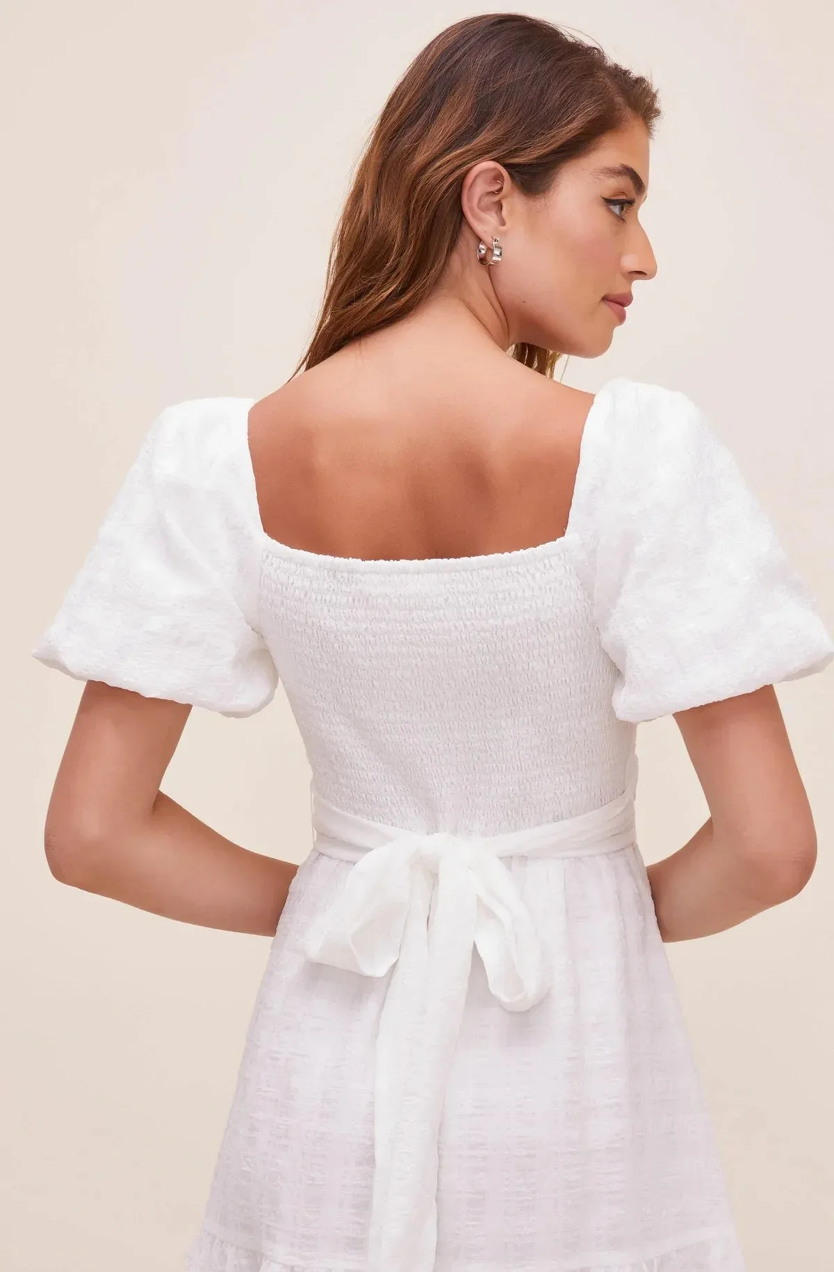 Sonnet Dress Stylish in White