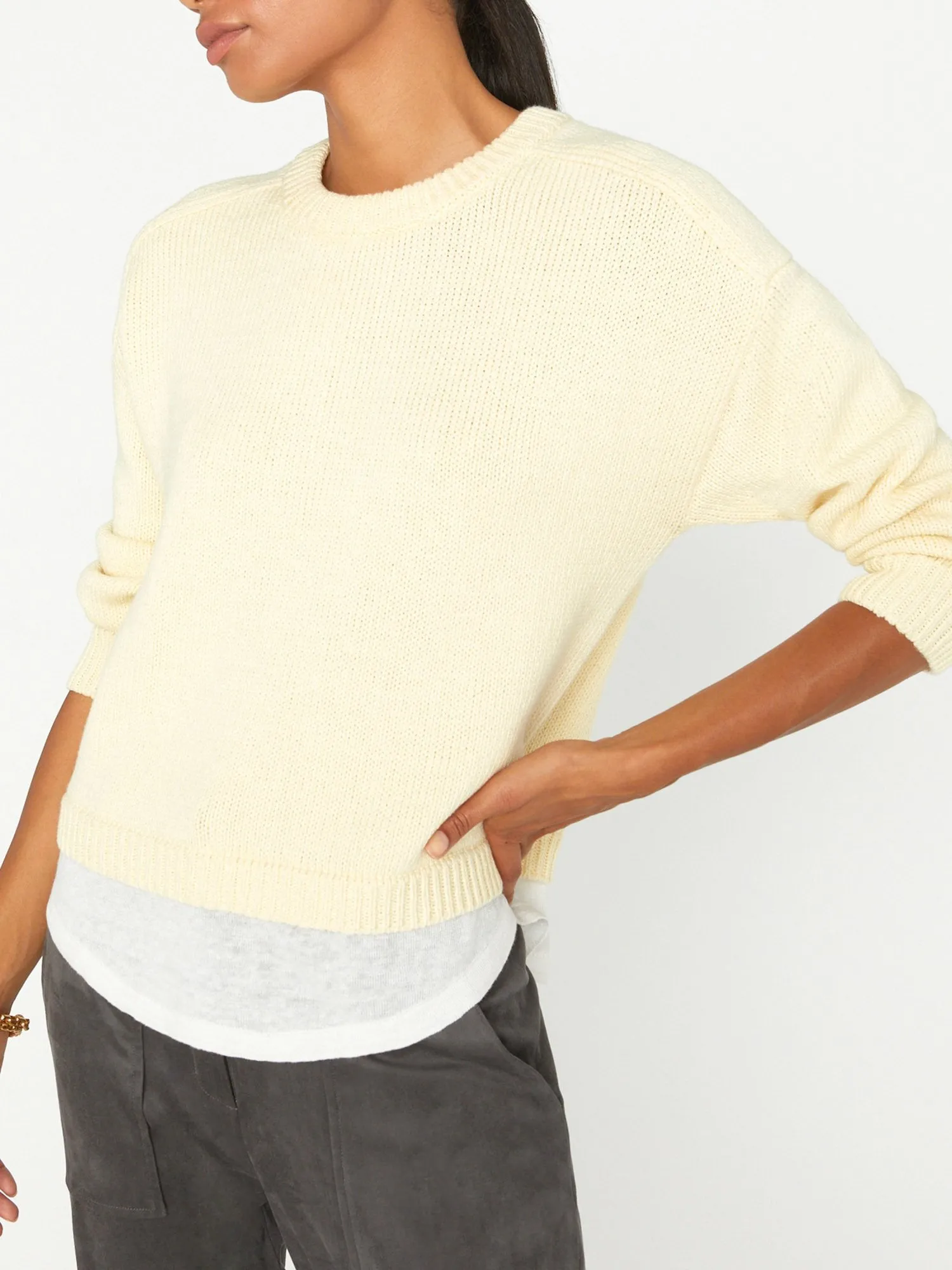 The Corbin Looker Layered Crewneck