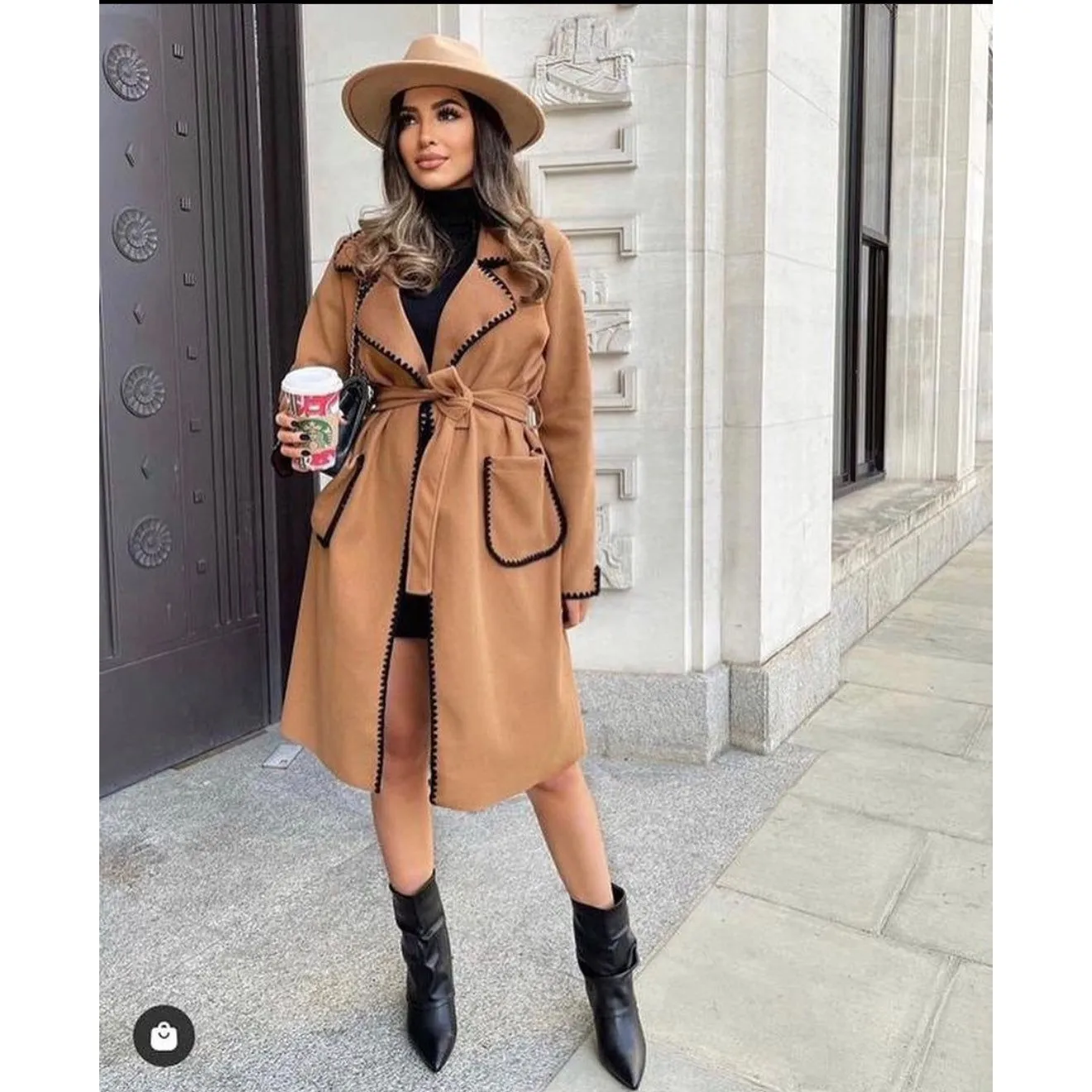 Trench Long Woolen Coat