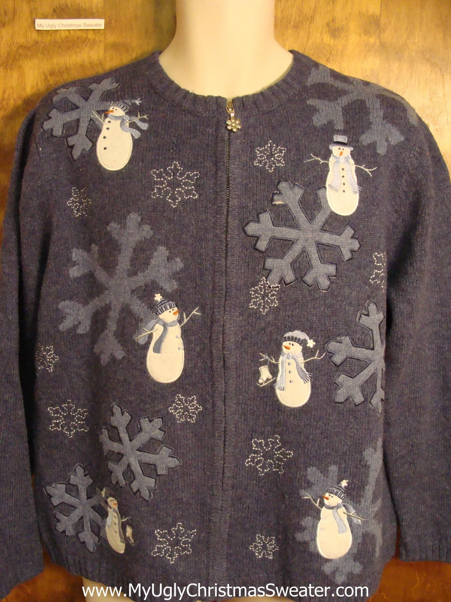 Ugly Christmas Sweater with Snowmen