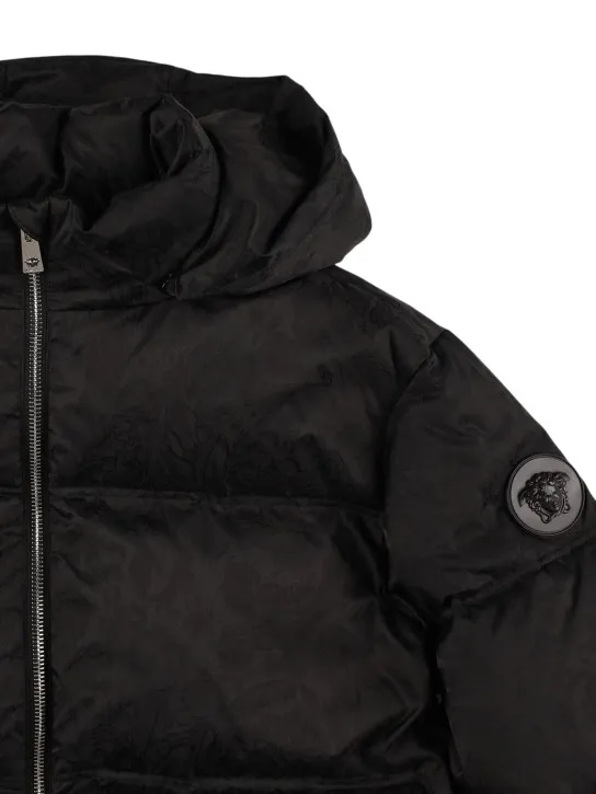 Versace   Hooded poly down jacket 