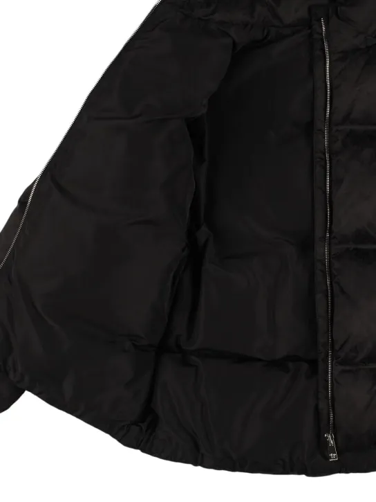 Versace   Hooded poly down jacket 