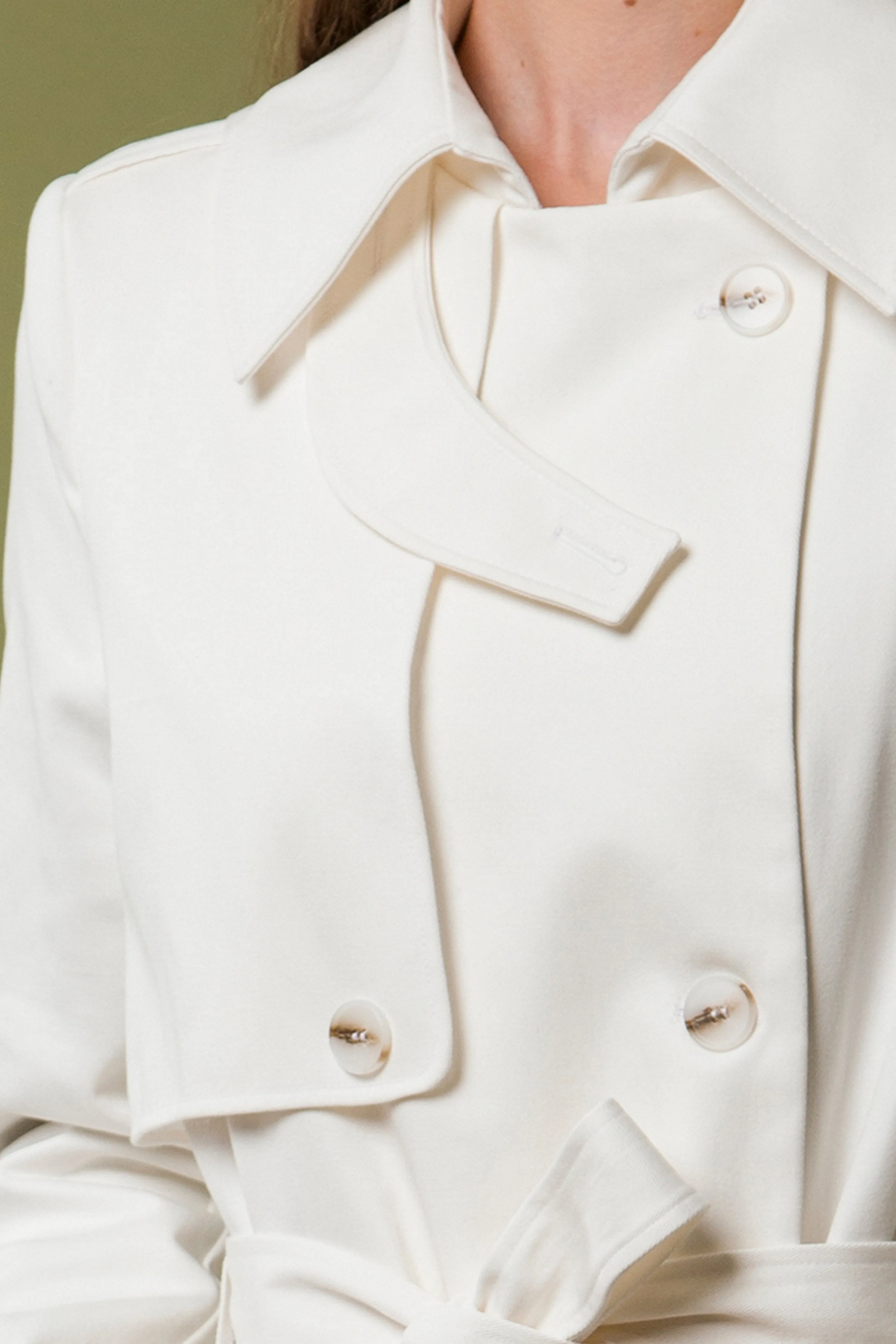 White trench coat