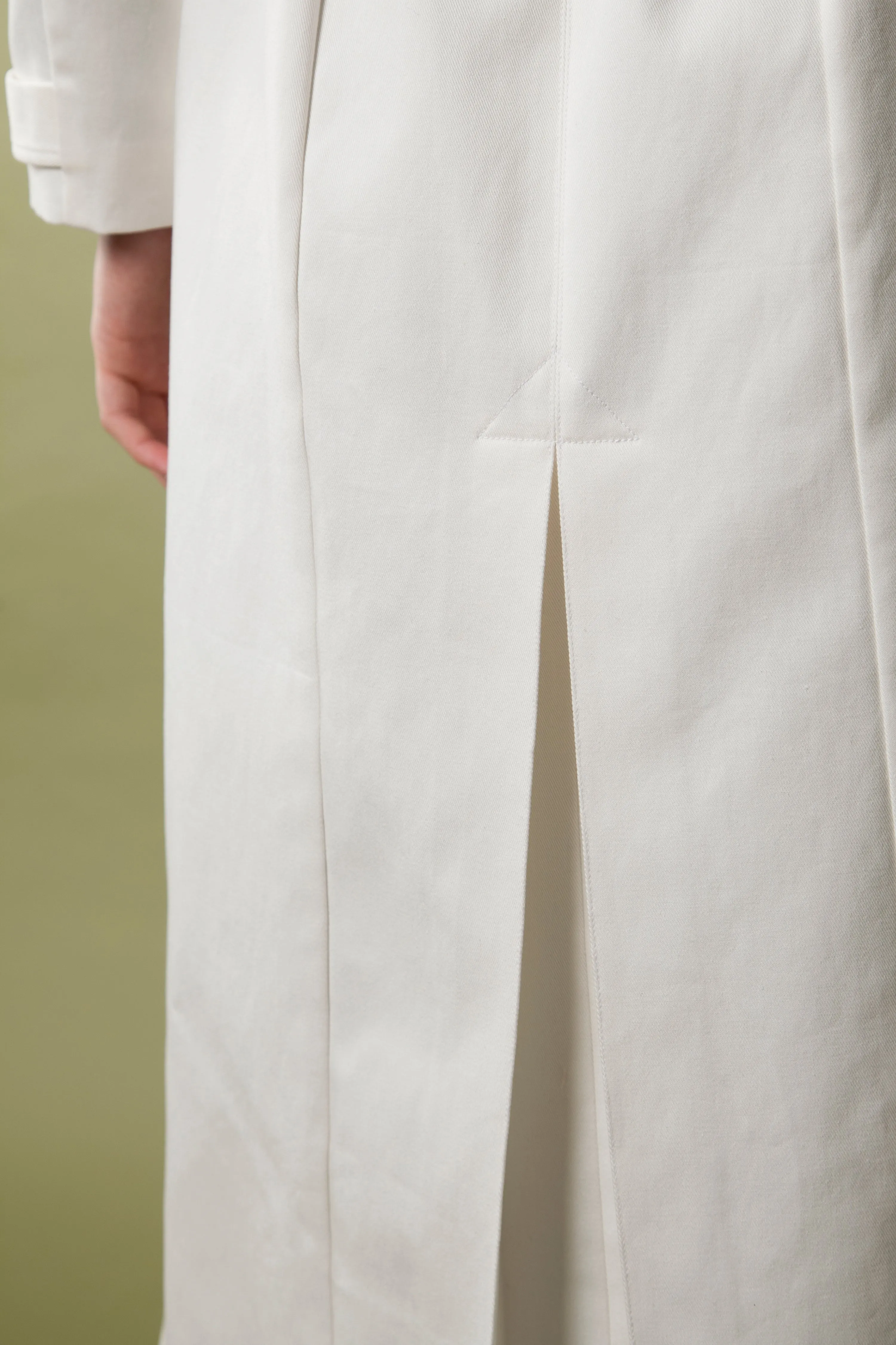 White trench coat