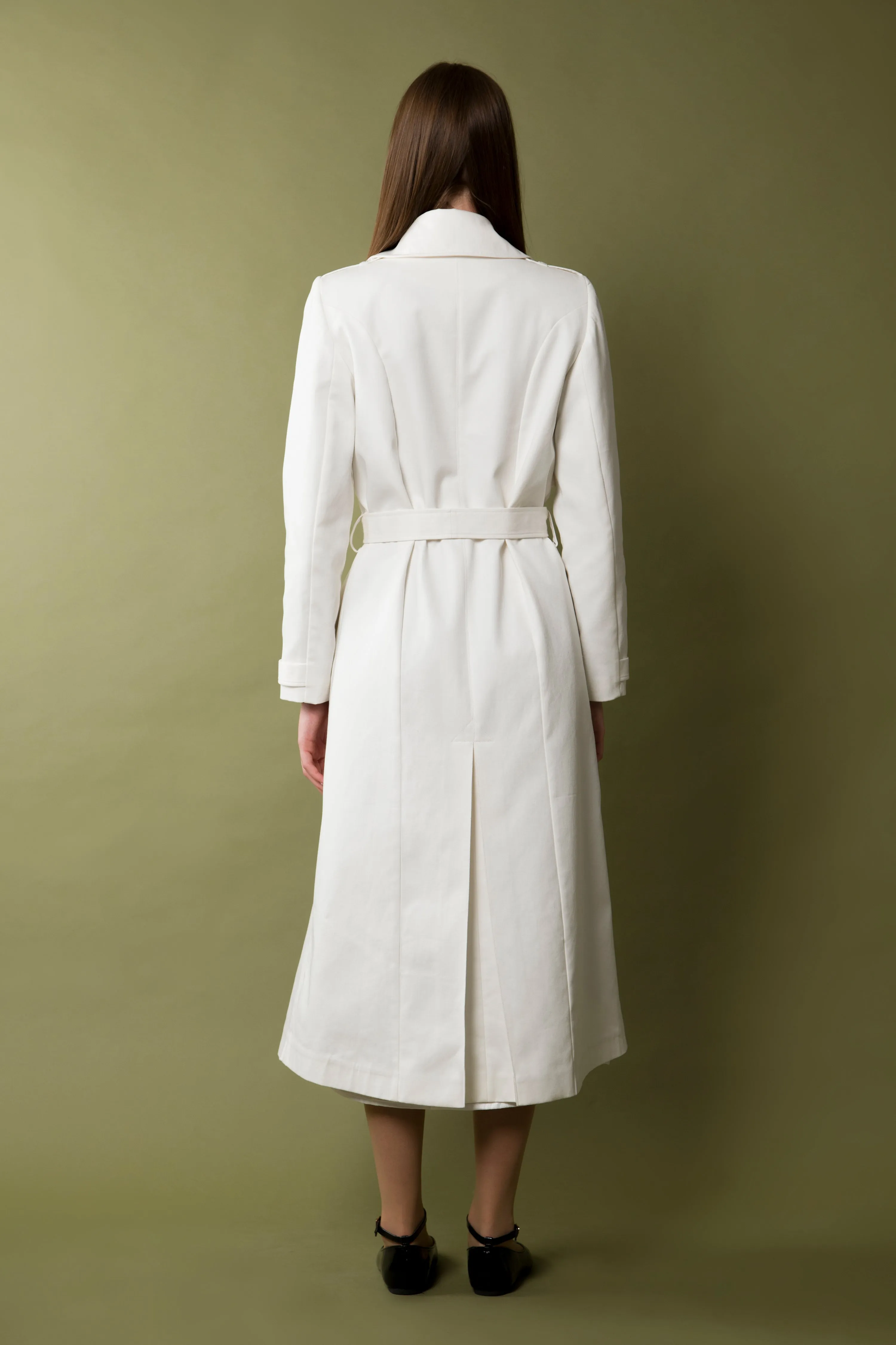 White trench coat