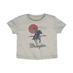 Wrangler Boy's Infant Heather Grey Moon Rider Tee