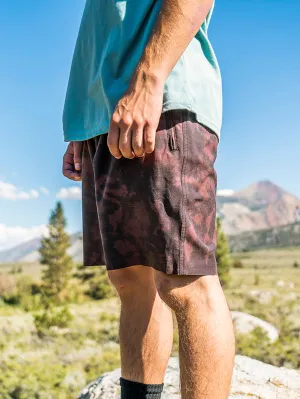 Wrecpack Hybrid Shorts - Mahogany