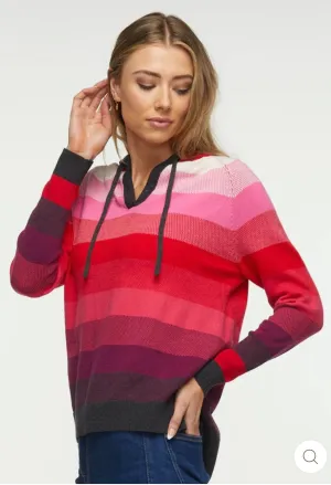 ZAKET&PLOVER ZP5342U Birdseye stripe Hoodie