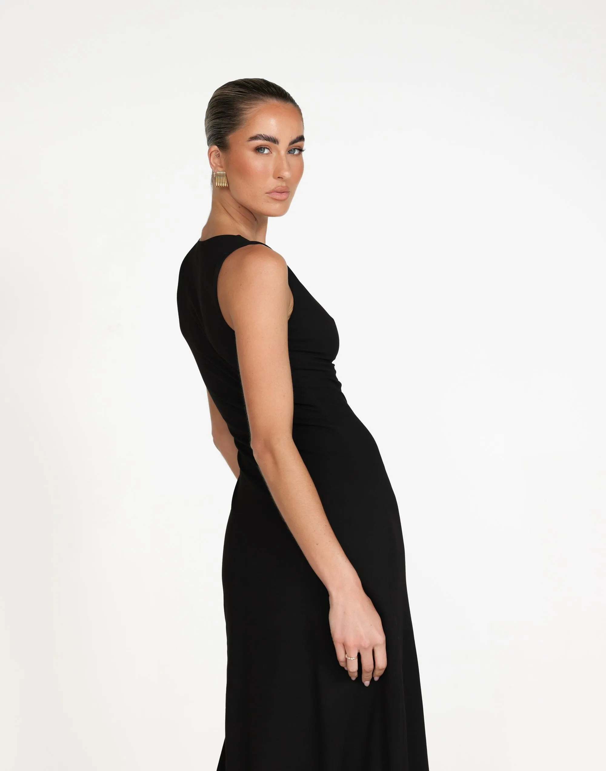 Zira Maxi Dress (Black)